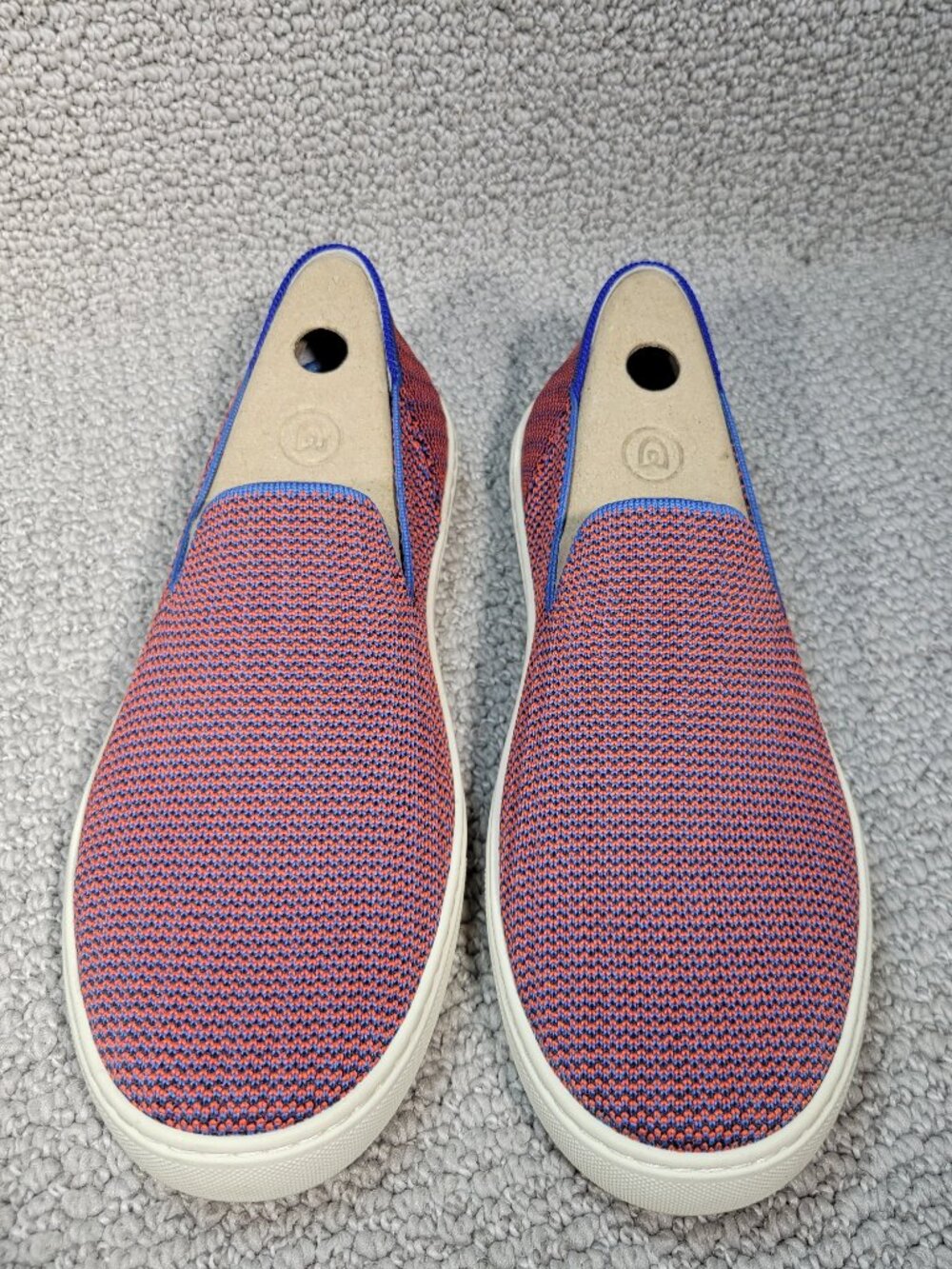 Rothy’s The Sneakers Women's US Size 10 Tangerine Triple Stitch Slip On Shoes